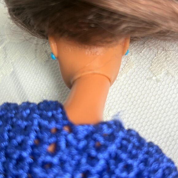 1990 Mattel Talking Teresa Barbie Brown Hair and Eyes Articulated Arms Knees Ben - Picture 4 of 5